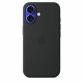 iPhone 16 silikoninis dėklas su MagSafe – juodas MYY13ZM/ A