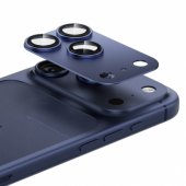 Tempered Glass Warrior Metal Integrated Lens iPhone 17 Pro Max Blue