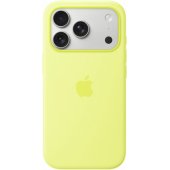 Silicone Case with MagSafe iPhone 17 Pro Neon Yellow