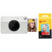 Printomatic + Pack of cartridges for 20 photos Grey