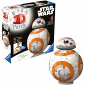 Ravensburger 3D dėlionės kamuolys Star Wars BB-8, 99 detalės