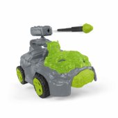 Schleich Eldrador Creatures akmens smūgių automobilis su mini būtybe, žaislas