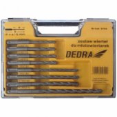 Dedra drill bit for concrete SDS+ 5 6 10 8mm set (0704)