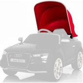 Audi RS5 automobilio su akumuliatoriumi stogelis