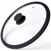 9917 Arcades Glass Lid 20 cm Dark Grey