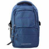 Funkcionalus miesto kuprinė, 9 kišenės, tamsiai mėlyna, 35L, 48cm