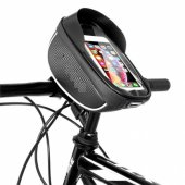 16BK vandeniui atsparus dviračio vairo viršutinis krepšys su telefono skyreliu, 6.5®® 1L