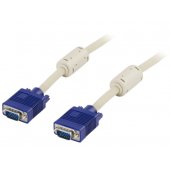Kabelis VGA M/ M 1.0 m pilkas/ mėlynas
