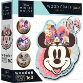 TREFL DISNEY Wooden puzzle - Mickey and Minnie, 160 pcs
