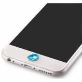 Universalus namų mygtuko lipdukas Apple iPhone / iPad mėlynas