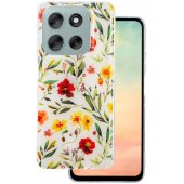 "Glow Glam Case Motorola Moto G86" White
