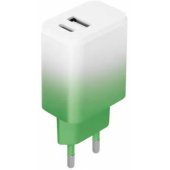 LSIG-AC-20 USB + USB-C 20W mint-white
