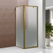 Toskana Gold 90X90X195, 6 mm stiklas, Easy Clean L