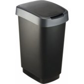 Twist Silver - šiukšliadėžė – 25 l