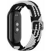 Mi Band 8 tekstilinis, juoda/ balta