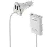 Car charger C-400 9.6A 4xUSB High Speed white