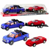 Off-road Vehicle with Tow Truck Sports Car Set