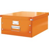 Leitz universalioji didelė archyvinė dėžė Leitz Click & Store, oranžinė