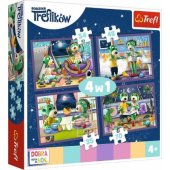 Trefl Puzzle Trefliki evening rituals Goodnight 4in1
