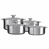 Signature 3-Ply Cookware Set Stainless Steel