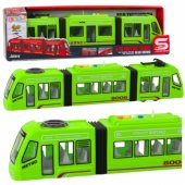 City Metro Tram Opening Doors Lights Sounds Green 1:16