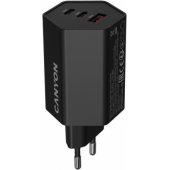 HEXAGON 65 GaN 65W 2xPD 1xQC EU Black