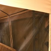 LEAF stogo danga 3x3m, smėlio spalvos