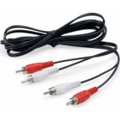2x RCA į 2x RCA 2,5 m juodas (147094)