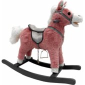 Rocking Horse 74 cm Pink Tones