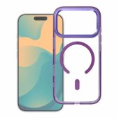 Clear Hybrid Mag Cover iPhone 17 Pro Purple