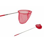 Sulankstomas teleskopinis vabzdžių gaudymo tinklelis, 85 cm, raudonas