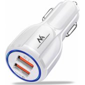 MCE478 W QC 3.0 2xUSB White