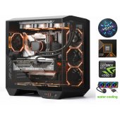 HydroX Ryzen 5 9600X 32GB 1TB SSD RTX 4060Ti Windows 11 Black