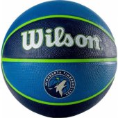 NBA Team Minnesota Timberwolves Ball WTB1300XBMIN Size 7 Blue