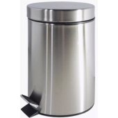 Pedal bin chrome 5L