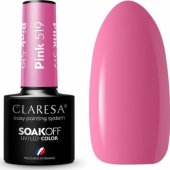 Claresa Claresa Soak Off UV/ LED rožinis hibridinis lakas 519 5g