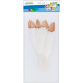 Craft with Fun dekoratyvinės plunksnos 10–15CM 8VNT AUKS/ B 20/ 600