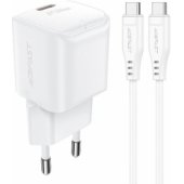 A73 PD 20W GaN + cable USB-C White