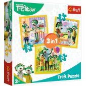 Trefl Puzzle 3in1 Together is fun (34850)