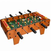 Stalo futbolo arkadinis žaidimas, mini medinis žaidimų stalas 50x25 cm