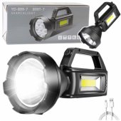 LED darbinis žibintas, 4 režimai, išorinė baterija