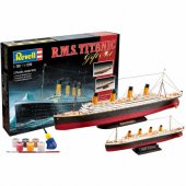 Revell gift set RMS Titanic, model vehicle (two models, scale: 1:700 a