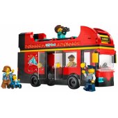 Red Double-Decker Sightseeing Bus 60407