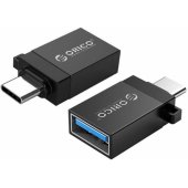 Adapteris USB-C į USB-A juodas CBT-UT01-BK-BP