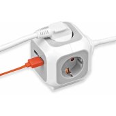 4-way Socket Cube + USB