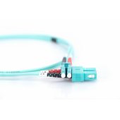 LC-SC optinis daugiamodis jungiamasis laidas OM3 5 m „Aqua“