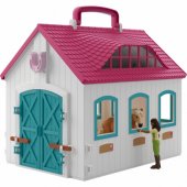 Schleich Horse Club atvira arklidė „Small Horseshoe“