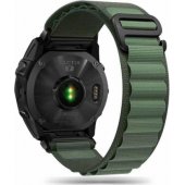 Nylon Pro Garmin Fenix 5/ 6/ 6 Pro/ 7 tamsiai žalias