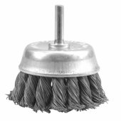 Vorel Szczotka z trzpieniem drut splatany 22mm 06995