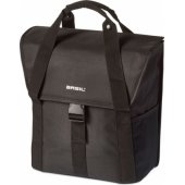 Basil GO SINGLE BAG viengubas miesto krepšys 18 l, juodas - (BAS-17656)